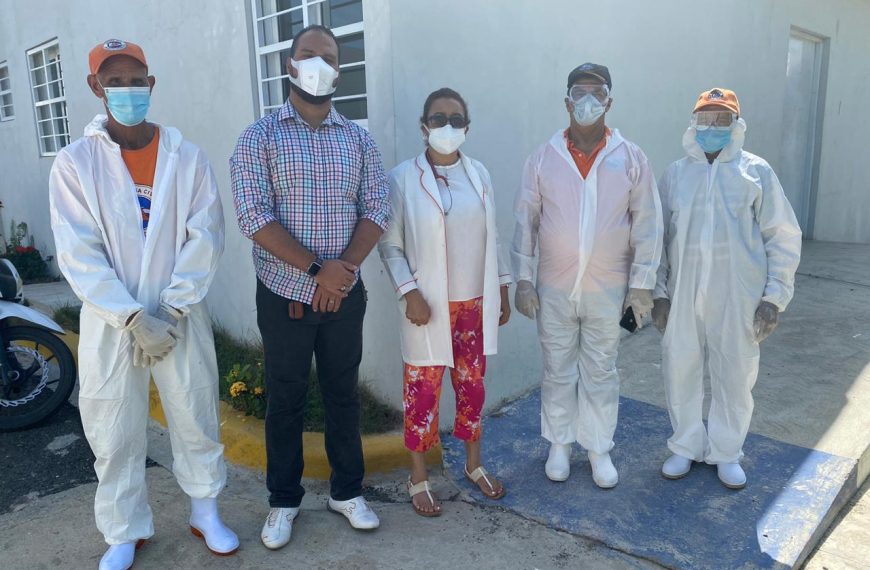 SRS CIBAO OCCIDENTAL EJECUTA OPERATIVO DE ESTERILIZACIÓN ÁREA COVID 19 HOSPITAL SANTIAGO RODRÍGUEZ