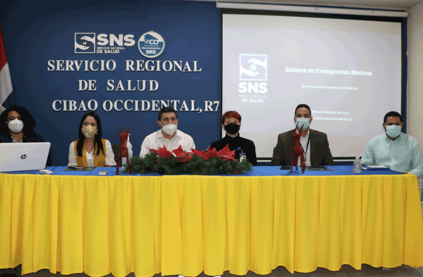 SERVICIO REGIONAL DE SALUD CIBAO-OCCIDENTAL (SRSCO) , SERVICIO NACIONAL DE SALUD (SNS) y EL SISTEMA DE EMERGENCIA 9-1-1; REALIZAN TALLER DE CAPACITACIÓN.