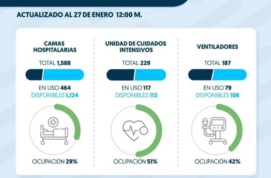 ðŸ¥Disponibilidad hospitalaria de la Red COVID-19 del SNS