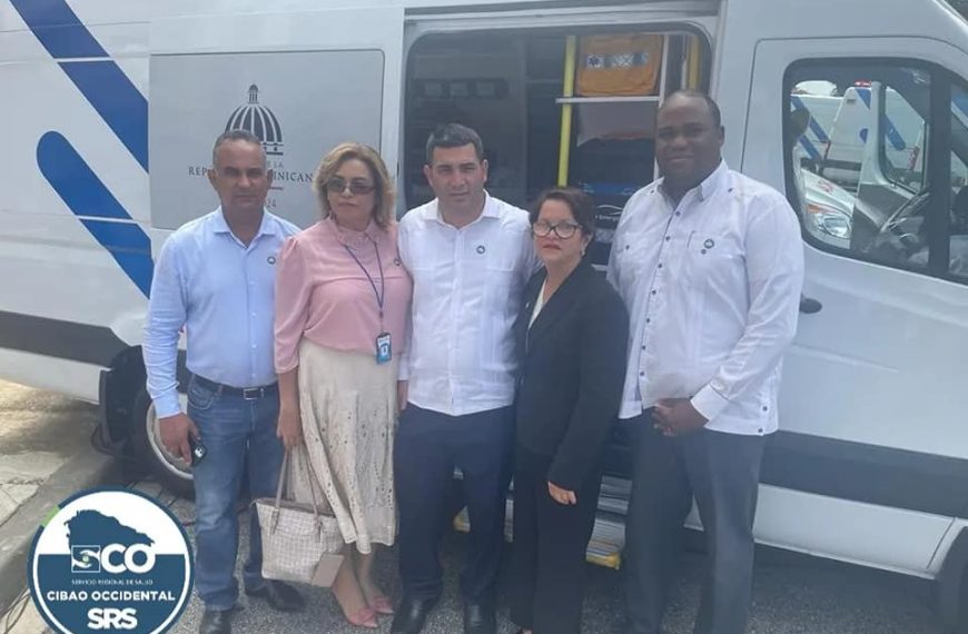 SRSCO, Recibe 4 Nuevas Ambulancias para los Hospitales de la Regi&oacute;n Cibao Occidental.