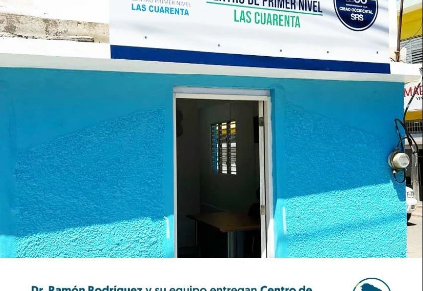 EL DR. RAMON RODRIGUEZ Y U EQUIPO, ENTREGAN ACONDICIONADO, REMOSADO Y COMPLTMENTE EQUIPADO EL CENTO DE PRIMER NIVEL (CPN) LAS CURENTAS