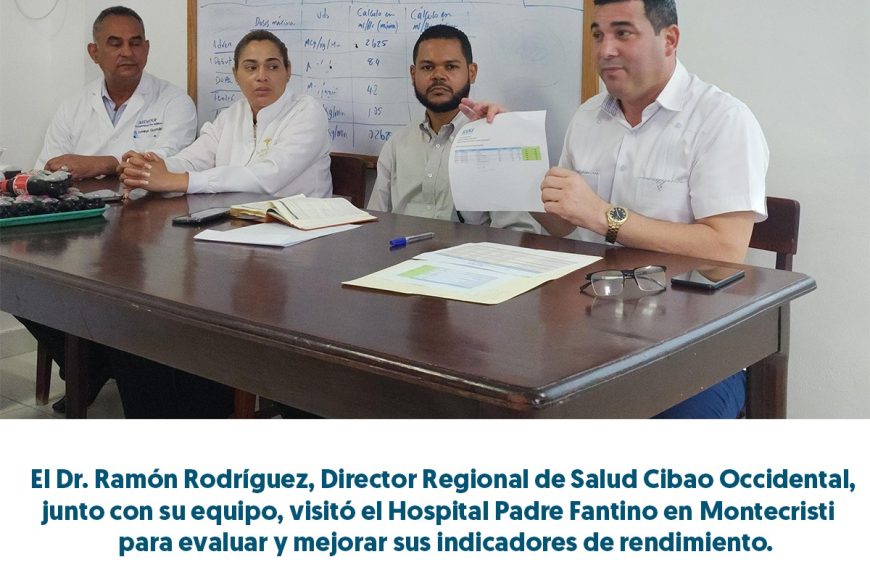 EL DOCTOR RAM&Oacute;N RODR&Iacute;GUEZ Y SU EQUIPO VISITAN EL HOSPITAL PADRE FANTINO EN MONTECRISTI.