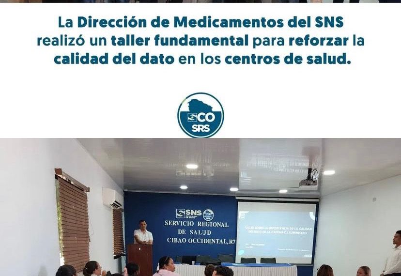 SNS REALIZA TALLER SOBRE LA IMPORTANCIA DE LA CALIDAD DEL DATO DEL SUGEMI EN CENTROS DE SALUD.