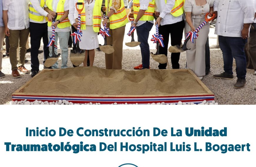 VICEPRESIDENTA RAQUEL PE&Ntilde;A Y MINISTRO BONILLA INICIAN CONSTRUCCI&Oacute;N DE UNIDAD TRAUMATOL&Oacute;GICA DEL HOSPITAL LUIS BOGAERT EN VALVERDE