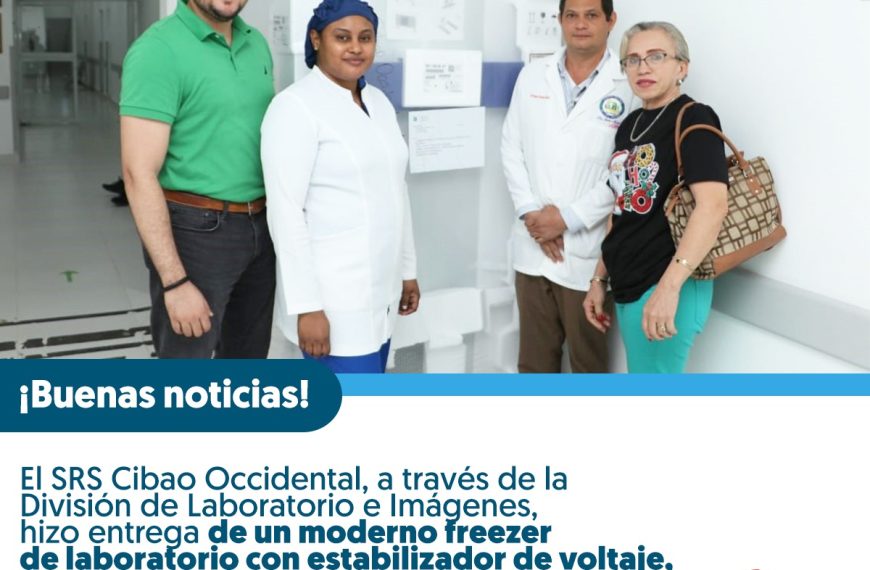 EL HOSPITAL REGIONAL LUIS L. BOGAERT RECIBE MODERNO FREEZER DE LABORATORIO PARA REFORZAR SUS SERVICIOS