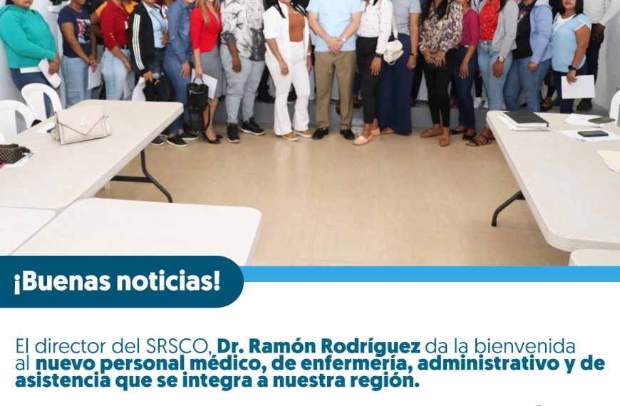 EL SRS CIBAO OCCIDENTAL REFUERZA SU EQUIPO CON LA INTEGRACIÓN DE NUEVO PERSONAL