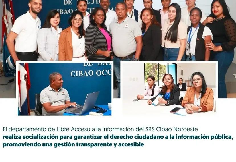EL SERVICIO REGIONAL DE SALUD CIBAO NOROESTE REAFIRMA SU COMPROMISO CON LA TRANSPARENCIA Y EL ACCESO A LA INFORMACIÓN