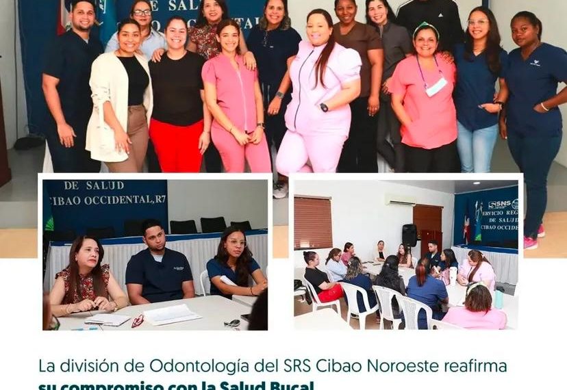 LA DIVISIÓN DE ODONTOLOGÍA DEL SRS CIBAO NOROESTE REFUERZA SU COMPROMISO CON LA SALUD BUCAL EN LA REGIÓN