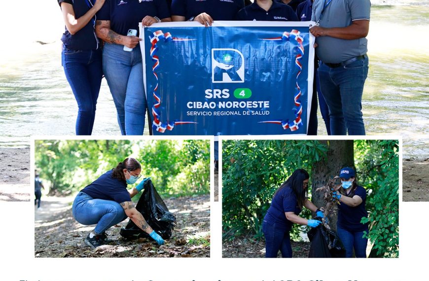 SRS CIBAO NOROESTE FORTALECE SU COMPROMISO AMBIENTAL CON JORNADA DE LIMPIEZA DE COSTAS Y REFORESTACIÓN