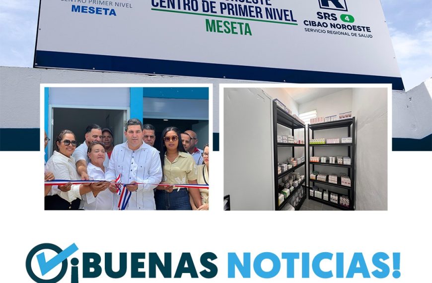 SRS CIBAO NOROESTE ENTREGA CPN MESETA TOTALMENTE REMOZADO, EQUIPADO Y ACONDICIONADO EN MONCIÓN PARA GARANTIZAR ATENCIÓN DIGNA Y OPORTUNA
