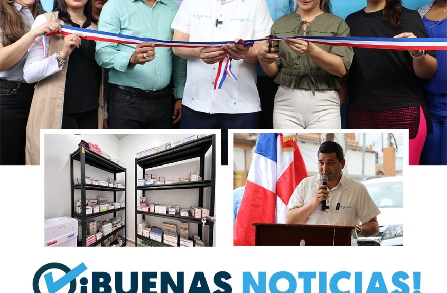 EL DIRECTOR REGIONAL DE SALUD CIBAO NOROESTE, DR. RAMÓN RODRÍGUEZ, ENTREGA CENTRO DE PRIMER NIVEL TOTALMENTE REMOZADO EN MAO