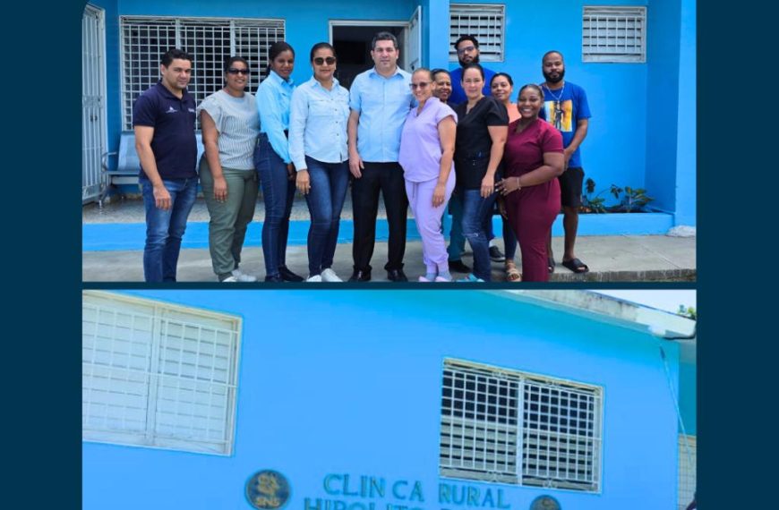 SRS CIBAO NOROESTE ENTREGA CENTRO DE PRIMER NIVEL REMOZADO EN HIP&Oacute;LITO BILLINI, DAJAB&Oacute;N